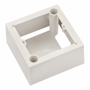 Wall mounting box for French size mounting frame